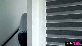 Bratty Sis featuring Bunny Colby and Winter Jade's trimmed pussy porn