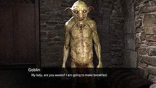 Sexy Mistress Fucked by Her Goblin Slave