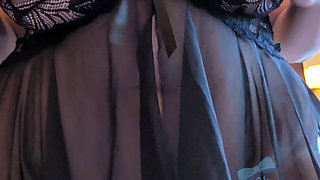 Bouncing on the Bed Tease - Solo Girl