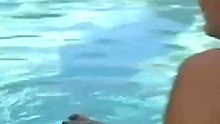 Blonde Lesbian Threesome with Strapon