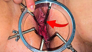 Ladytwitti Extreme Close Up Peehole Fuck & Cervix Dildo Insertion - Brutal 4K BDSM