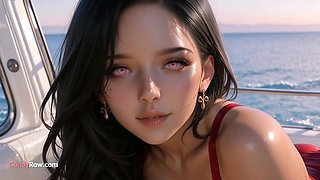 Yacht Seductress Chinese Taunts Manhood