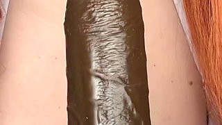 Redhead Nurse Sucks, Fucks, and Squirts