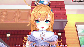 Escoffier POV Blowjob and Sex on the Kitchen - Genshin Impact