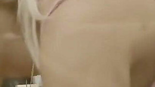 This Blonde Slut Gets Her Pussy and Ass Pounded by Two Office Colleagues.