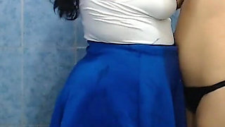 The Best Video of Two Stepsisters Pissing on Each Other and Both Being Urinated by the Husband Ending up Taking a Lesbian Shower