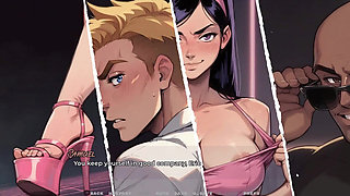 My New Girlfriend Taboo Hentai Game Ep.62 Swinger Couple Caught During a Deepthroat Foursome in the Club Vip Booth!