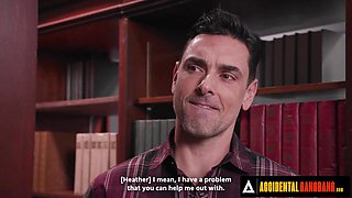 ACCIDENTAL GANG-BANG - Wild Female Gets Group-fucked In A Library By Her Classmates Who Join The Joy - John Heavy