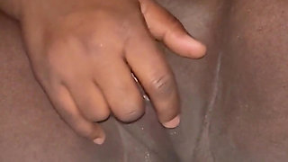Fucking My Pussy with Big Dildo Rubbing My Big Clit Cumming Hard