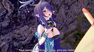 Lauma hot blowjob - Genshin Impact