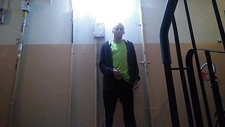 Oral sex and masturbation cock in the entrance 1