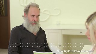 Gabby Fucks Her Tutor in Her Own Bedroom