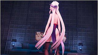 Animated fantasy of mischief and seductive energy