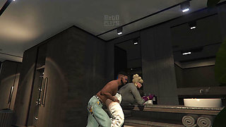GTA 5 FRANKLIN CAPTAIN CRAZY DICK GIVING IT ALL OVER THE SAINTS GTA V