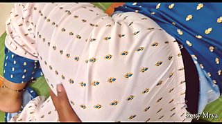Sexy Myra Step Mom Fucks Step Son Twice At Home - Horny Indian Aunty Blowjob & Doggy Style