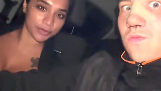 My Busty Wife Gets Horny in the Car and Gives Me a Blowjob While I'm Driving - Yasmina Khan