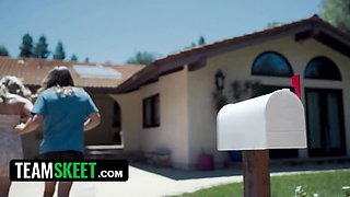 Ryan Keely and Chloe Rose starlet in a voyeuristic porn files foursome sequence