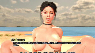 Big Dick Man Fucks his neighbour big boobs in beach