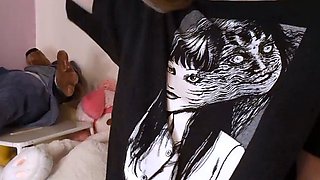 Solo ladyboy masturbation