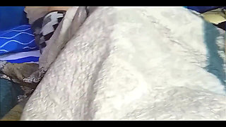 Stepson Fucks His Stepmother Under the Sheets, and the Cuckold Doesn't Notice.