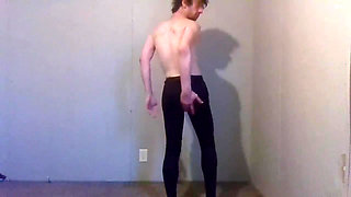 Trying Clothes on Dressing and Undressing - Black Jeggings Part 7