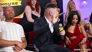 Unforgettable Teen Lesbian Hardcore Orgy at Brazzers House 4 Features Emma Magnolia, CJ Miles,