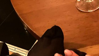 Foot fetish and masturbation
