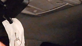 Big Warm Smelly Size 12 on the Dashboard