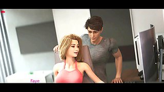 Faphouse spooky 3D animation featuring sexy uniforms and a fun summer vibe