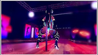 [vrchat] Exotic Pole Dancing - Drink Me