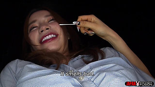 En What We Found in Noa Hoshizora's Belly Button! - Japanese Lesbian Belly Fetish