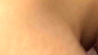 Japan teen with big silicone tits banged by step brother