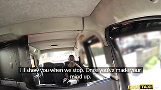 Sexy ebony doll with round bottom Raven Gee penetrated by white driver