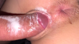 He Fuck My Tight 18 College Girl Pussy - My First Monster Cock